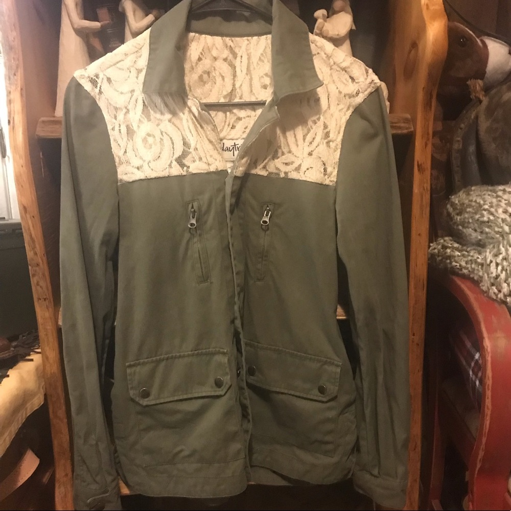 Buckle Lace Utility Jacket